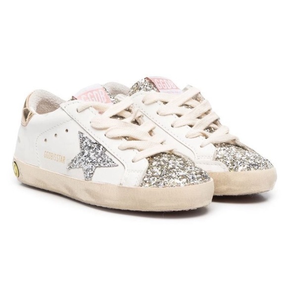 Golden Goose Other - NWOT GOLDEN GOOSE KIDS
Super-Star Glitter Star Sneakers | Silver